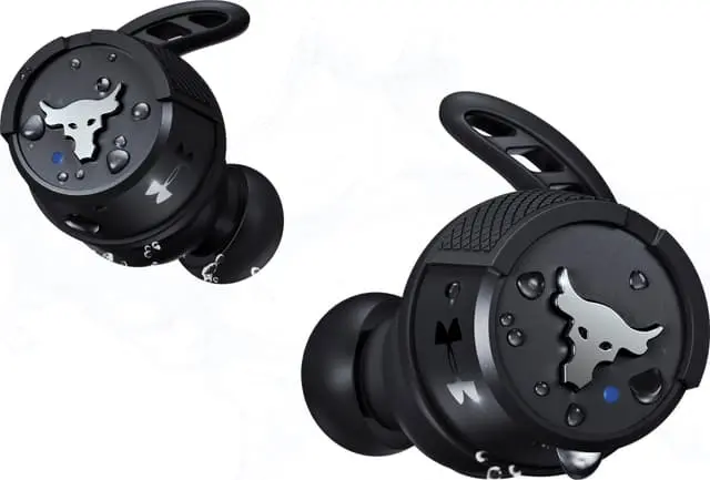 JBL UA Rock X helt trådløse in-ear hodetelefoner (sort)