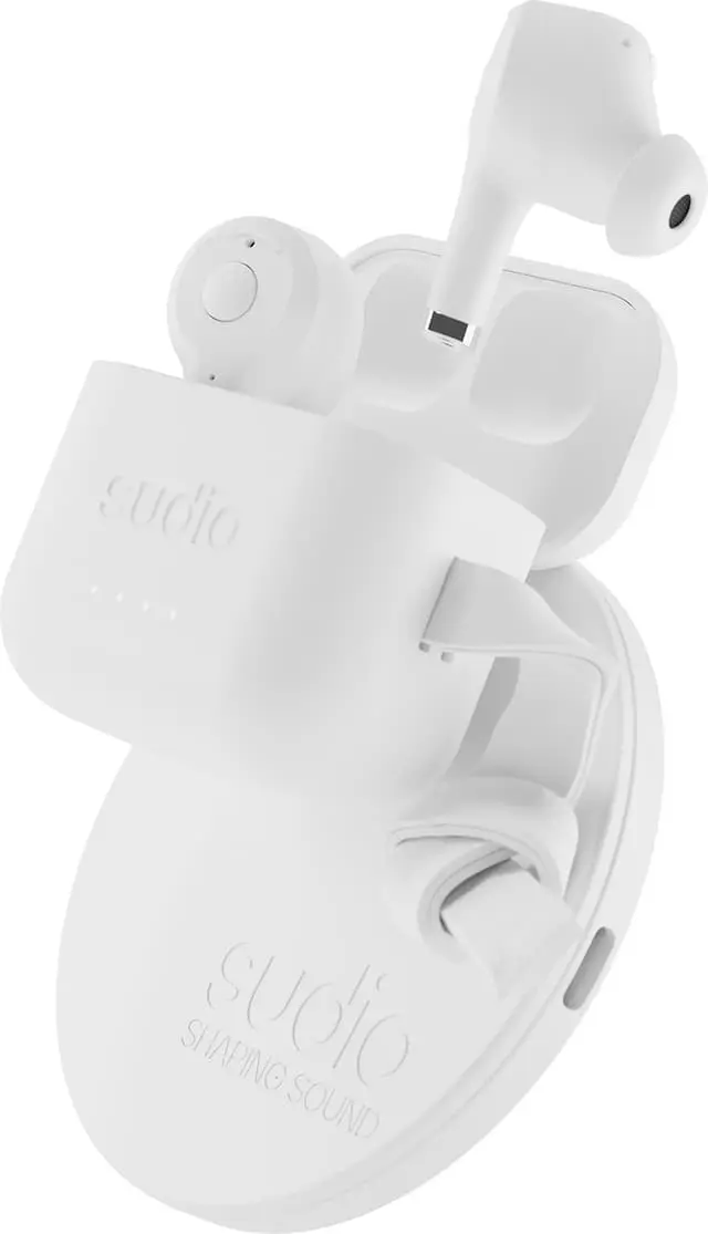 Sudio Ett helt trådløse in-ear hodetelefoner bundle (hvit)