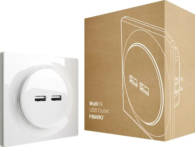 Fibaro Walli N USB-kontakt 3300972