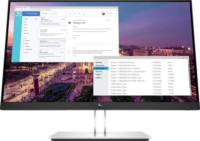 HP EliteDisplay E23 G4 23" skjerm (sort)