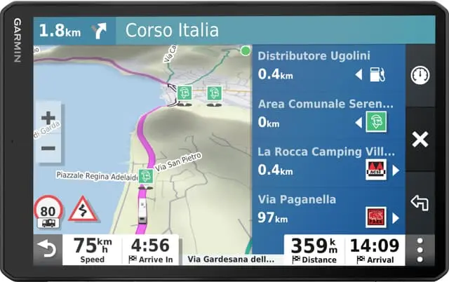 Garmin Camper 1090 EU MT-D GPS til campingvogn og bobil