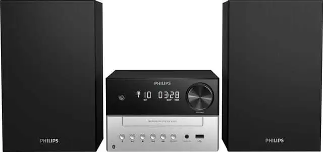 Philips mikromusikkanlegg TAM3205/12 (sort/sølv)