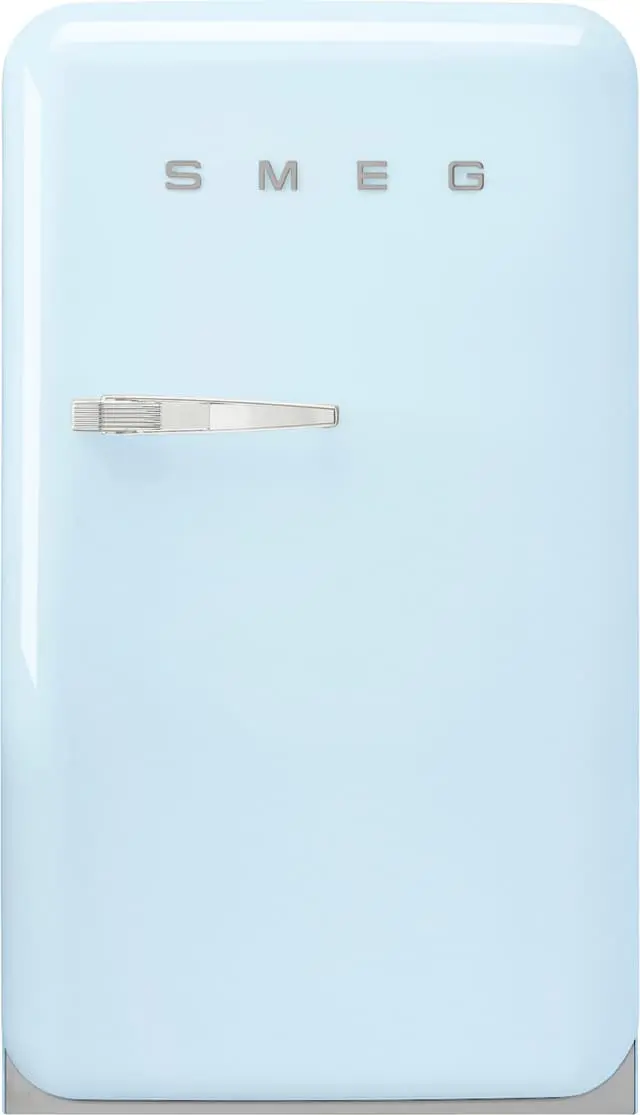 Smeg 50's style kjøleskap med fryser FAB10RPB5 (pastellblå)