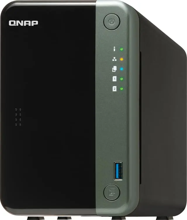 Qnap TS-253D-4G NAS-system med 2 brønner