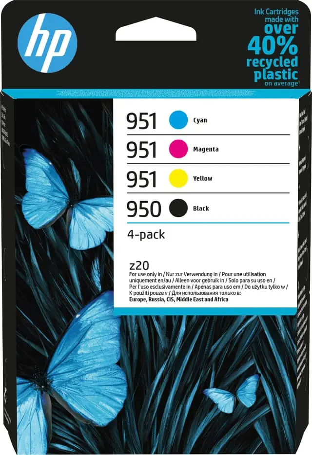 HP 950/951 blekkpatroner kombo-pakke (CMYK)