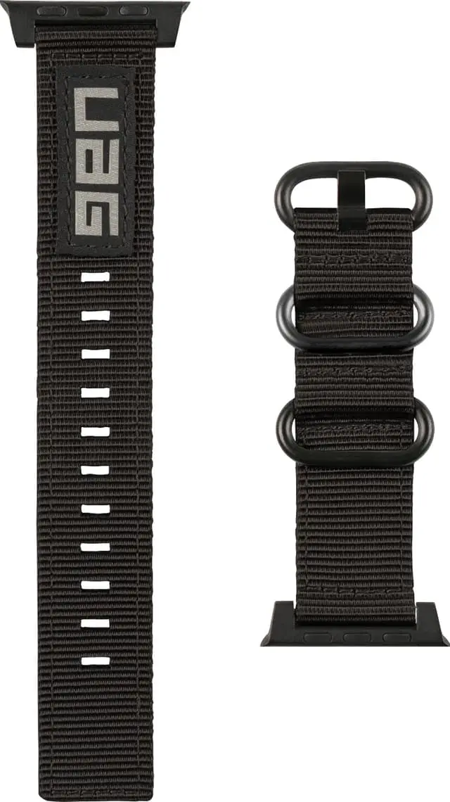 Apple Watch 38/40/41mm Armbånd Nato Svart
