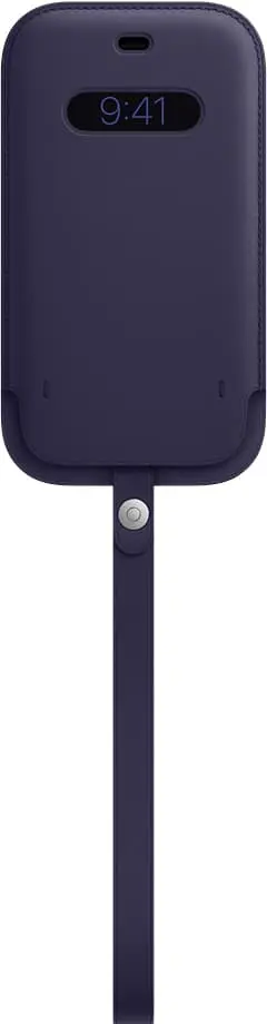 iPhone 12 Pro lærmappe med MagSafe (dyp fiolett)