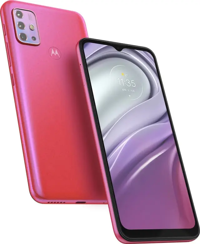 Motorola Moto G20 smarttelefon 4/64GB (flamingo pink)