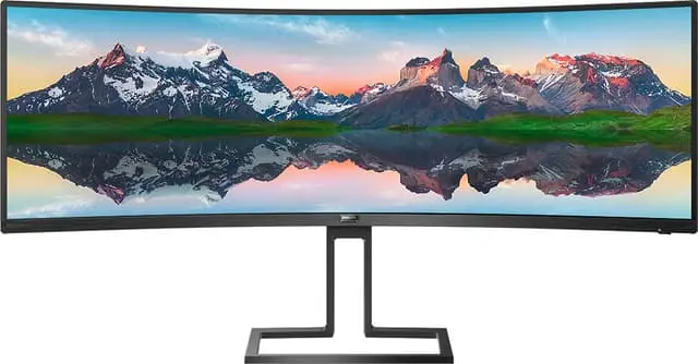 Philips Brilliance 498P9/00 49" 5K buet skjerm (sort)