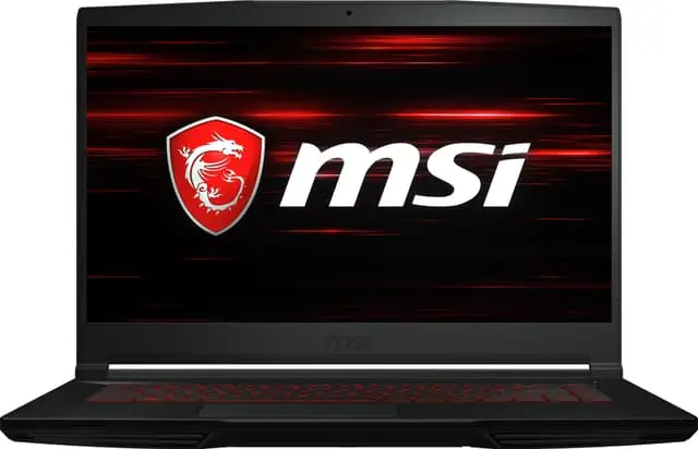 MSI GF63 Thin i5-10/8/512/3050/144Hz 15,6" bærbar gaming-PC