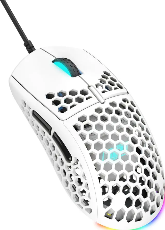JLT Edge Ultralight gamingmus (hvit)