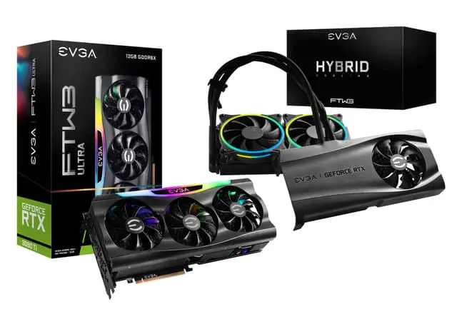 EVGA GF RTX 3080 Ti FTW3 ULTRA GAMING + HYBRID Kit Cooler BU