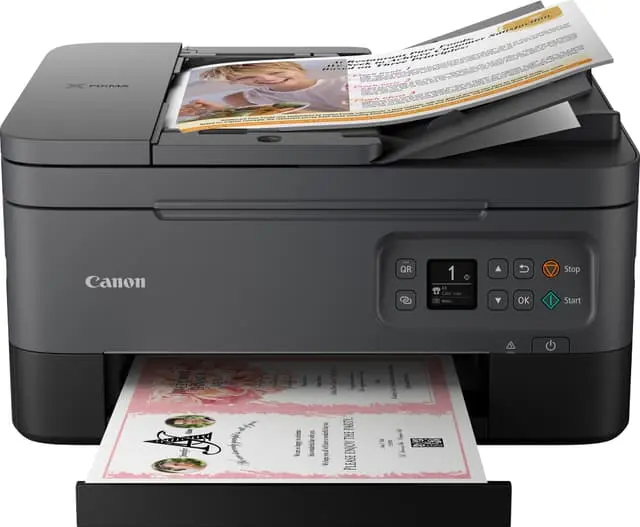 Canon Pixma TS7450 3-i-1 inkjet-fargeskriver (sort)
