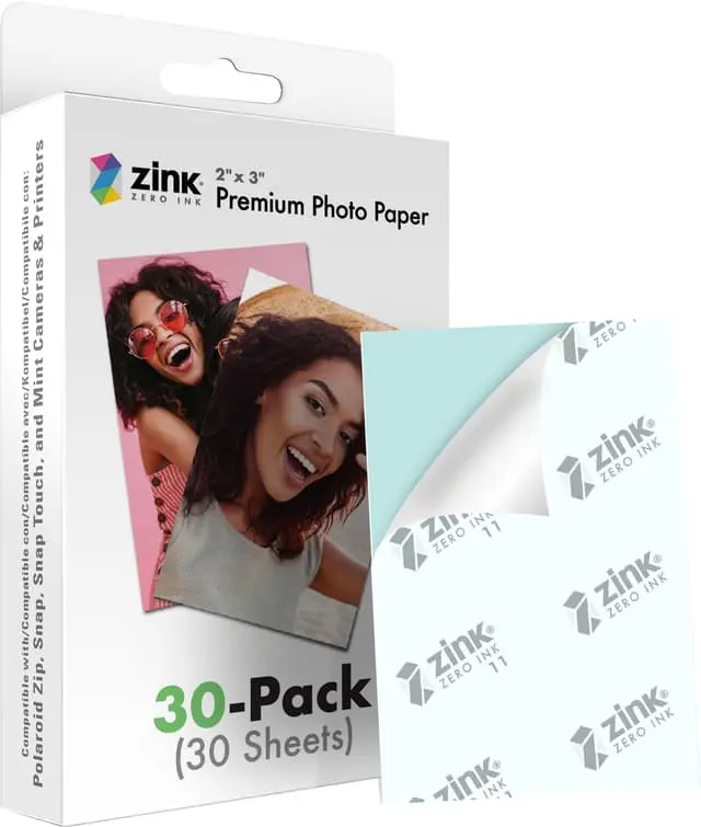 Polaroid ZINK Zero-Ink fotopapir 2” x 3” (30-pk.)
