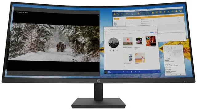 HP M34d WQHD 34" buet PC-skjerm