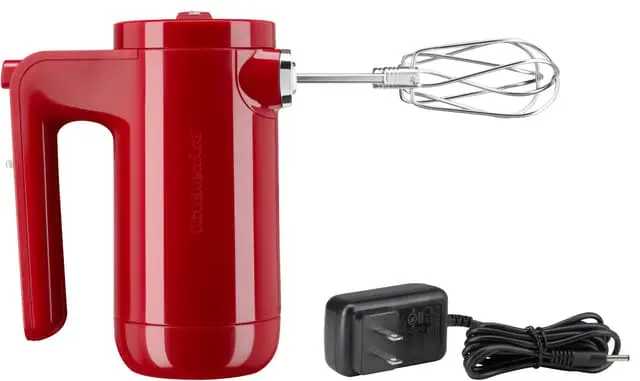 KitchenAid trådløs håndmikser 5KHMB732EER (empire red)