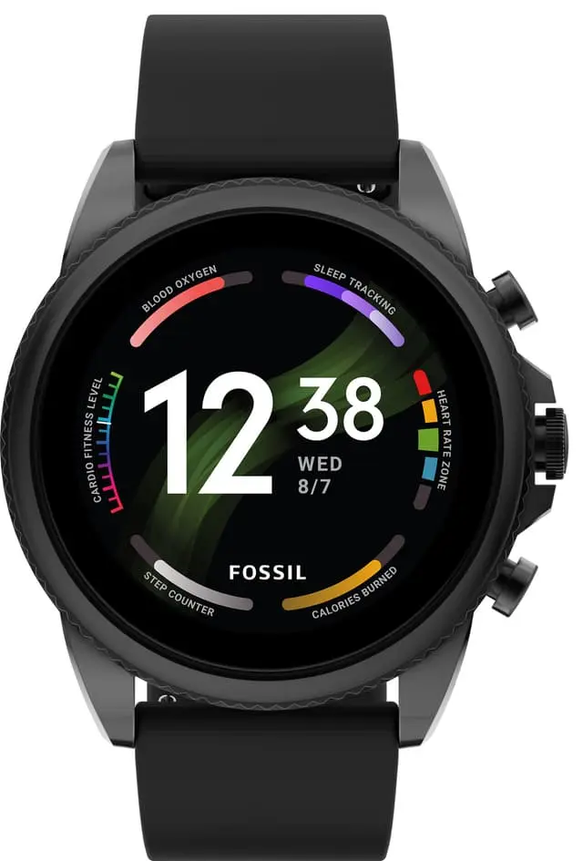 Fossil Gen 6 smartklokke (black silicone)