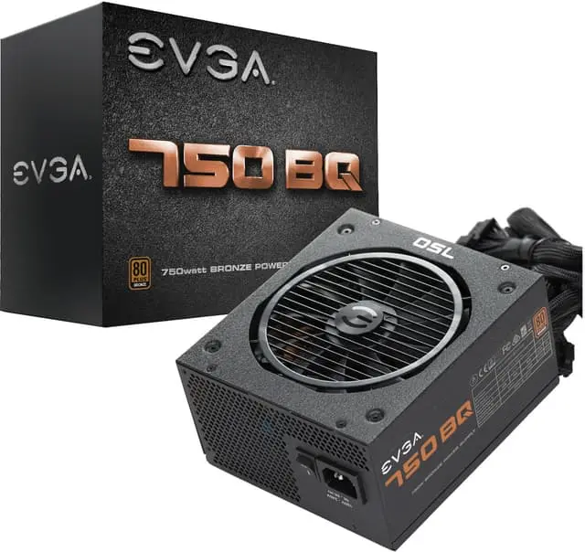 EVGA BQ 750W 80+ Bronze strømforsyning