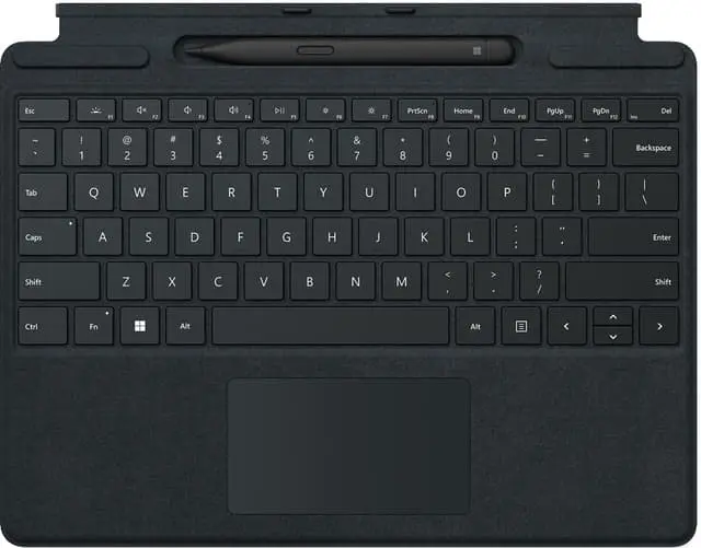 Microsoft Surface Pro 8/9 Keyboard + Surface Slim Pen 2 pakke (sort)