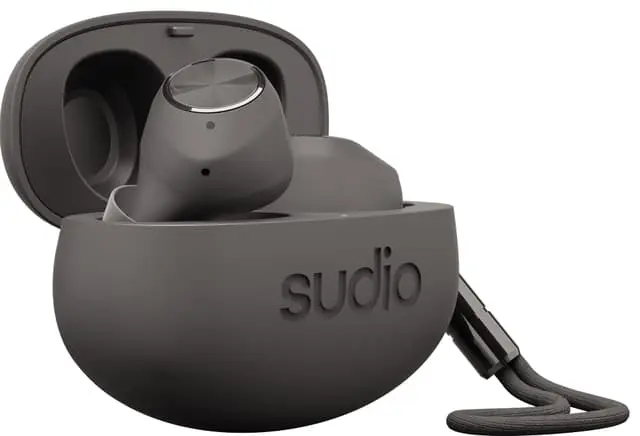 Sudio T2 helt trådløse in-ear hodetelefoner (sort)