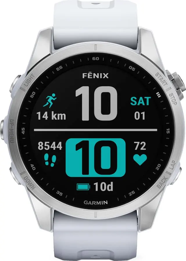 Garmin Fenix 7S smartklokke 42 mm (hvit)