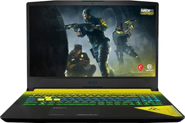 MSI Crosshair Rainbow Six Extraction edition i9-12/32/1000/3070/165Hz 15.6" bærbar gaming-PC