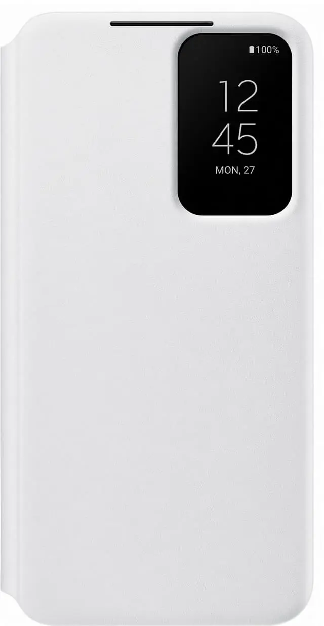 Samsung Clear View Galaxy S22 deksel (hvit)