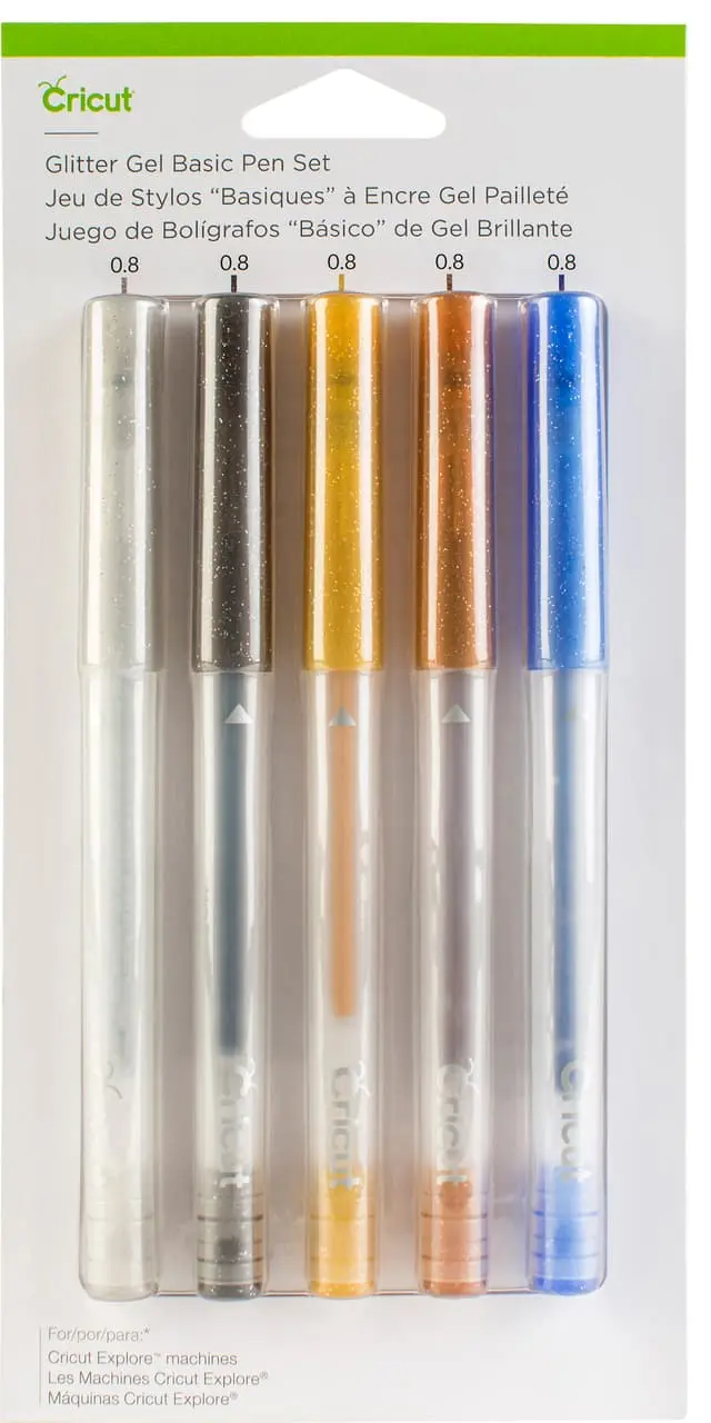 Cricut Explore Maker Medium Point Gel sett m/ gelépenner