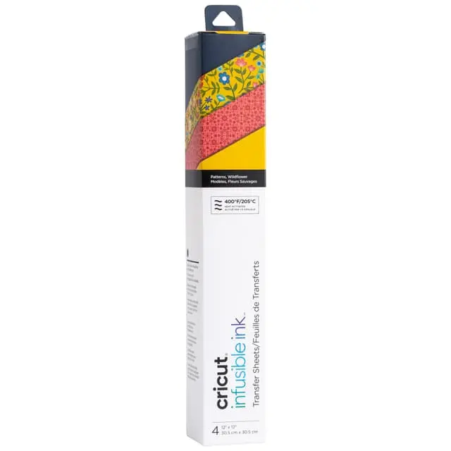 Cricut Infusible Ink overføringsark 4-pakning (villblomst)