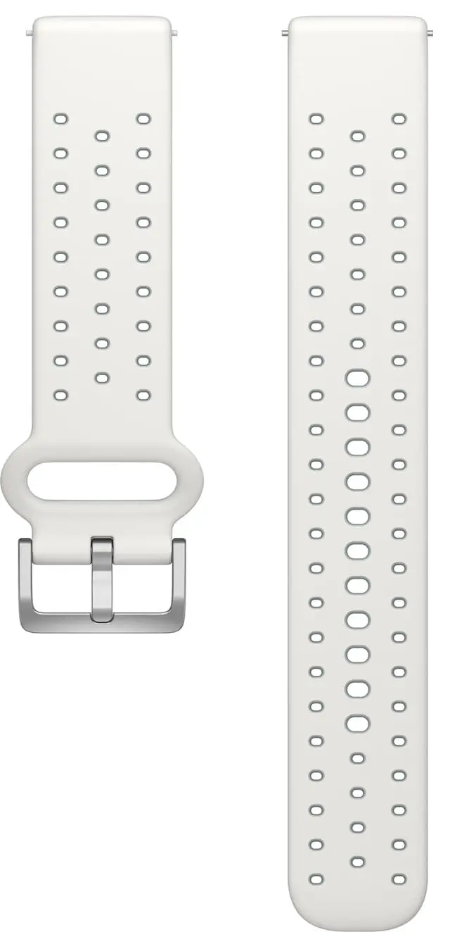 POLAR Silicone klokkerem 20mm S-L (hvit)