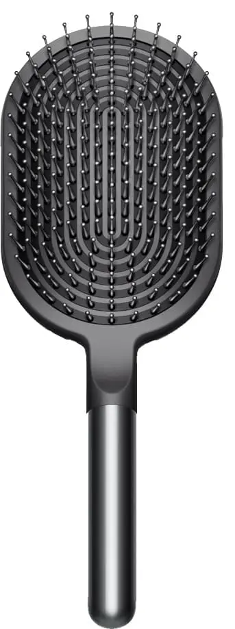 Dyson paddle børste 971056-01 (Nikkel/Sort)