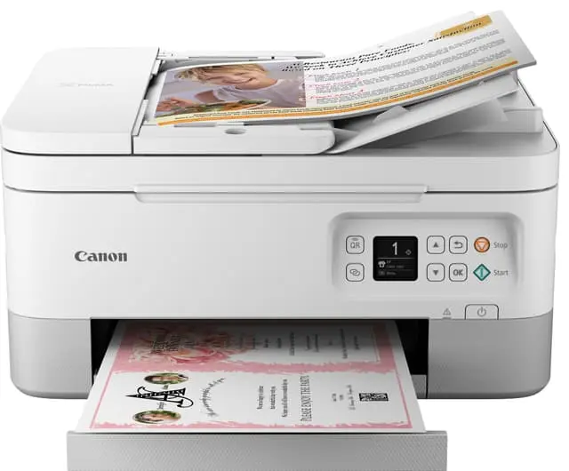 Canon Pixma TS7451i 3-i-1 inkjet-fargeskriver (hvit)