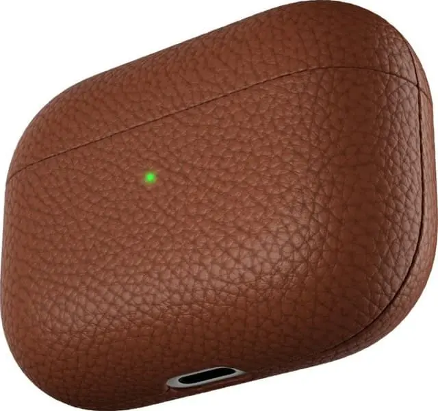 PodSkinz Artisan AirPods Pro ladeetui (naturlig brun)