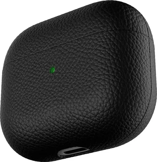 PodSkinz Artisan AirPods 3 Lærcover til ladeetui (sort)