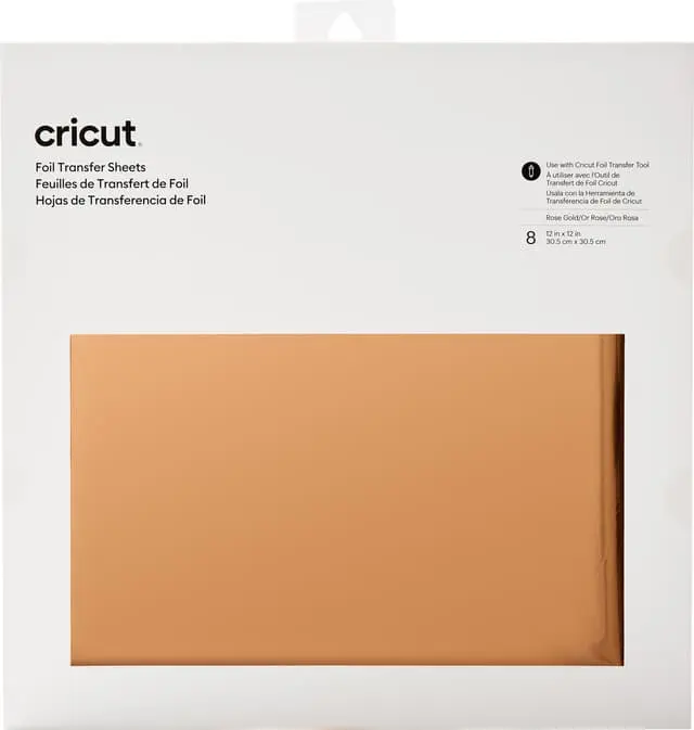 Cricut Transfer Foil Sheets 30x30 cm (rosegull)