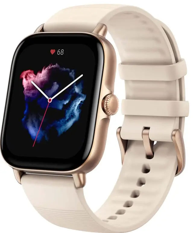 Amazfit GTS 3 smartklokke (elfenbenhvit)