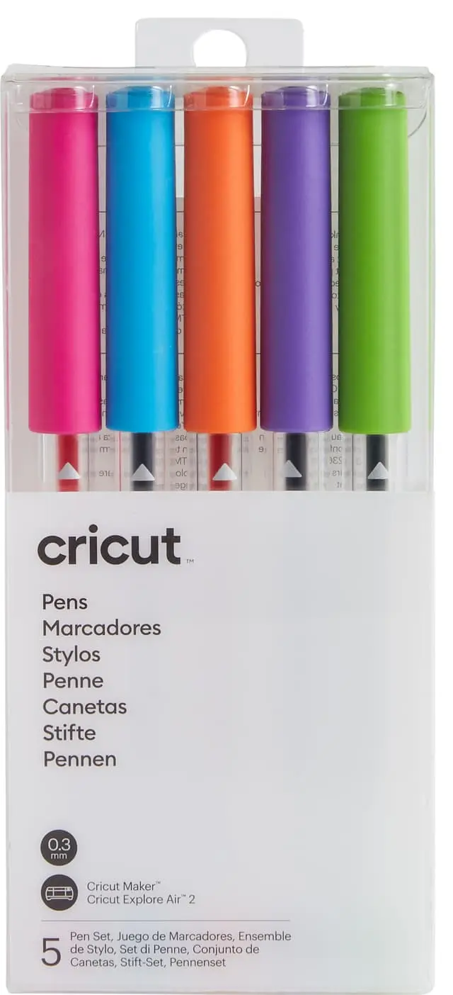 Cricut Explore/Maker Extra Fine Point sett m/ penner 5-pk. (Brights)