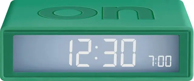 Lexon Flip Mini vekkerklokke LR158V2 (grønn)