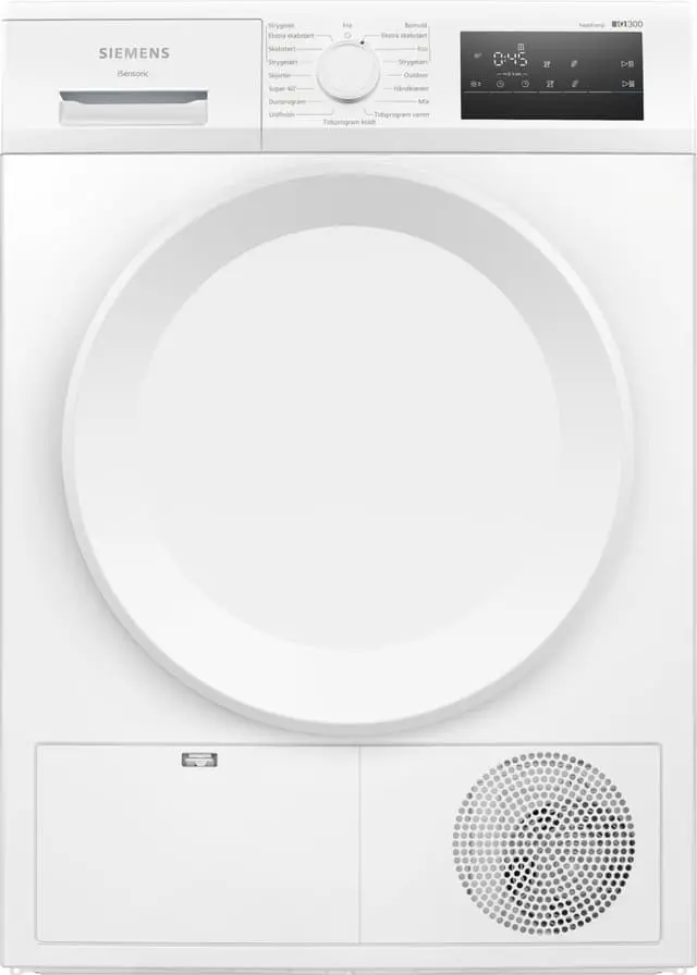 Siemens iQ300 Tørketrommel WT43HV0EDN (8kg)
