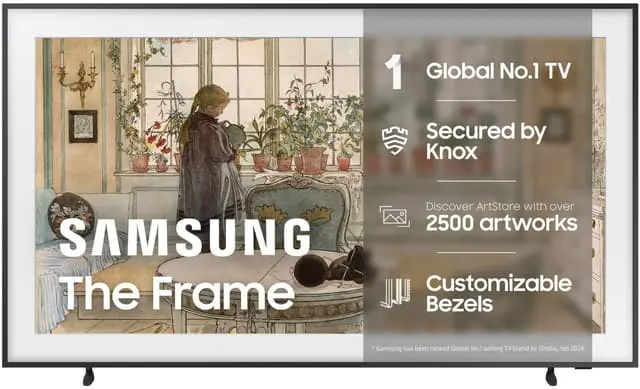 Samsung 85” The Frame 4K QLED Smart TV (2024)