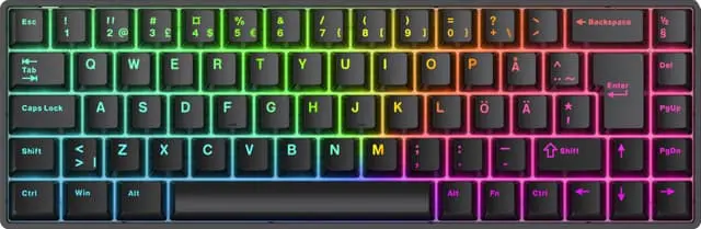 NOS C800 MAGNETIC 65 RGB HALL EFFECT BLACK