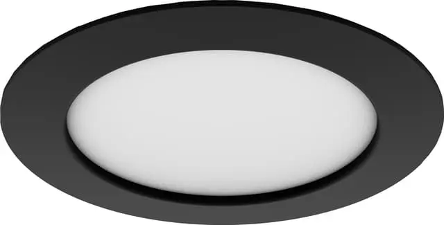 Philips Hue WCA Slim stor, innfelt LED-lampe (sort)