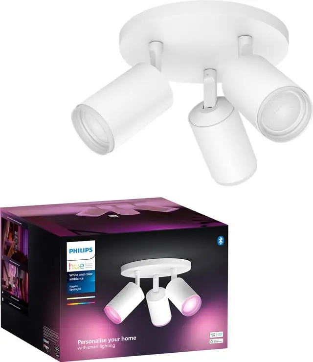 Philips Hue Fugato trippelt spotlys 3x4,2W GU10 (hvit)