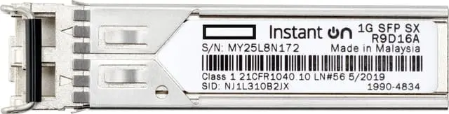 HPE Networking IO 1G SFP LC SX 500m MMF-sender/mottaker