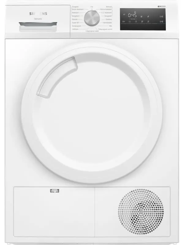 Siemens Tørketrommel WT43HVE6DN (Hvit)