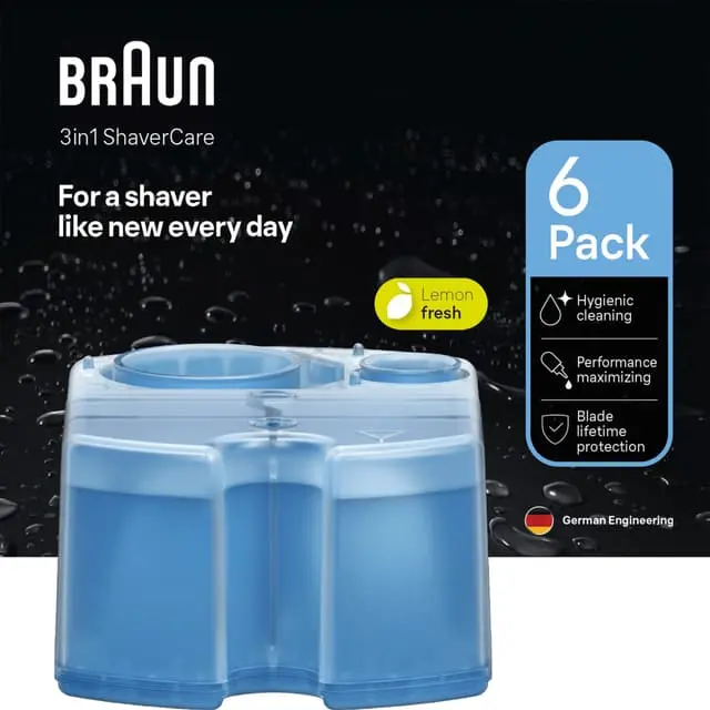 Braun Clean & Charge påfyllspatroner 226356 (6-pakning)