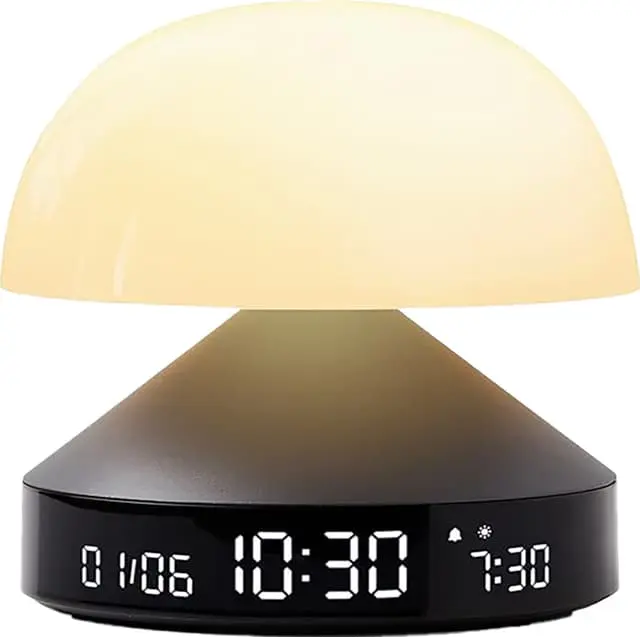 Lexon Mina Sunrise vekkerklokke LR153MX (gun metal)
