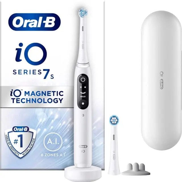 Oral-B iO 7s elektrisk tannbørste 387033 (hvit)