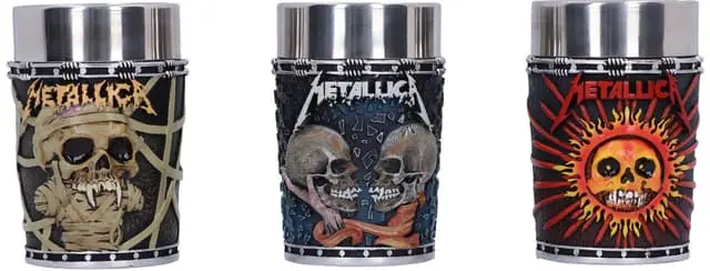 Nemesis Now Metallica shotglass (3-pakning)
