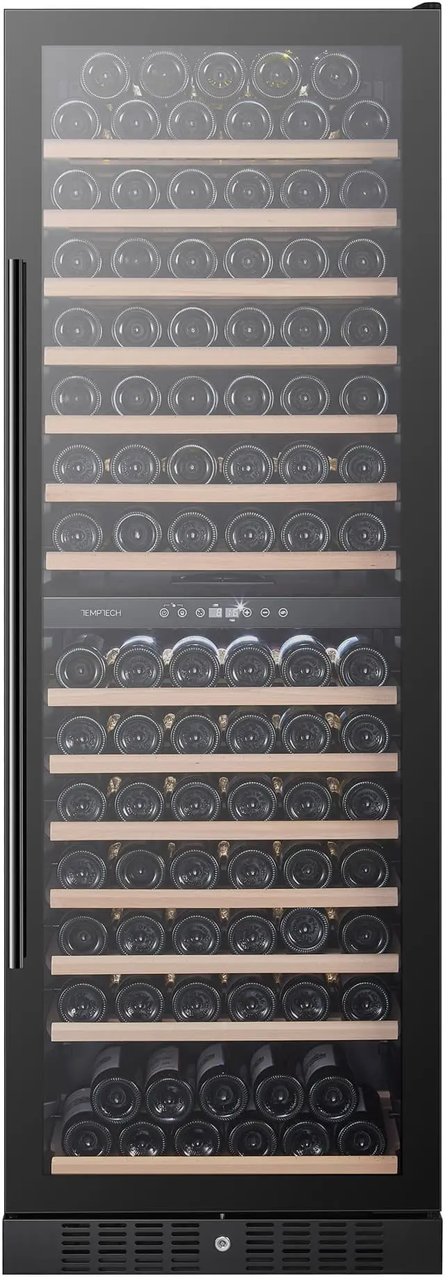 Temptech Classique vinskap CL180DB (frittstående, 163 flasker)